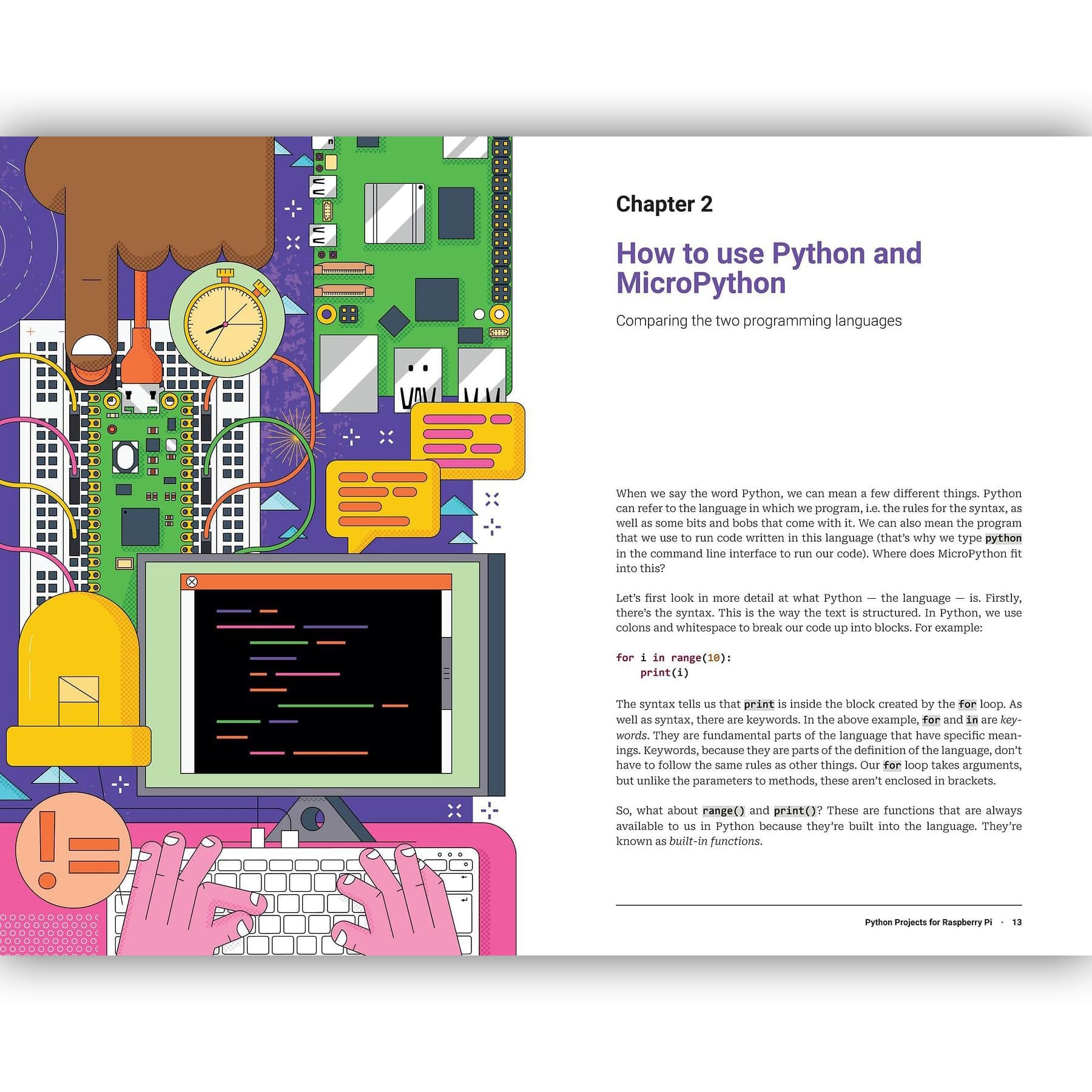 Python Projects for Raspberry Pi by Raspberry Pi Press - The Pi Hut