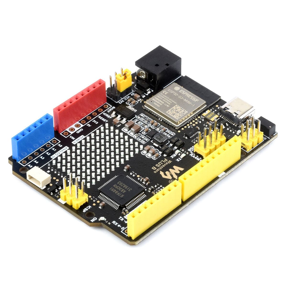 R7FA4 PLUS B Development Board (UNO R4 WiFi Compatible) by Waveshare - The Pi Hut
