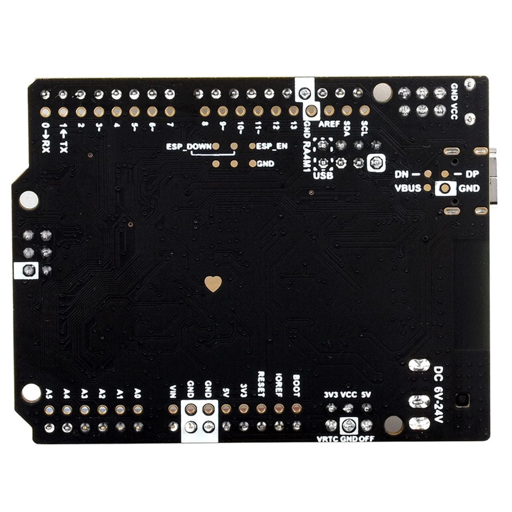 R7FA4 PLUS B Development Board (UNO R4 WiFi Compatible) by Waveshare - The Pi Hut