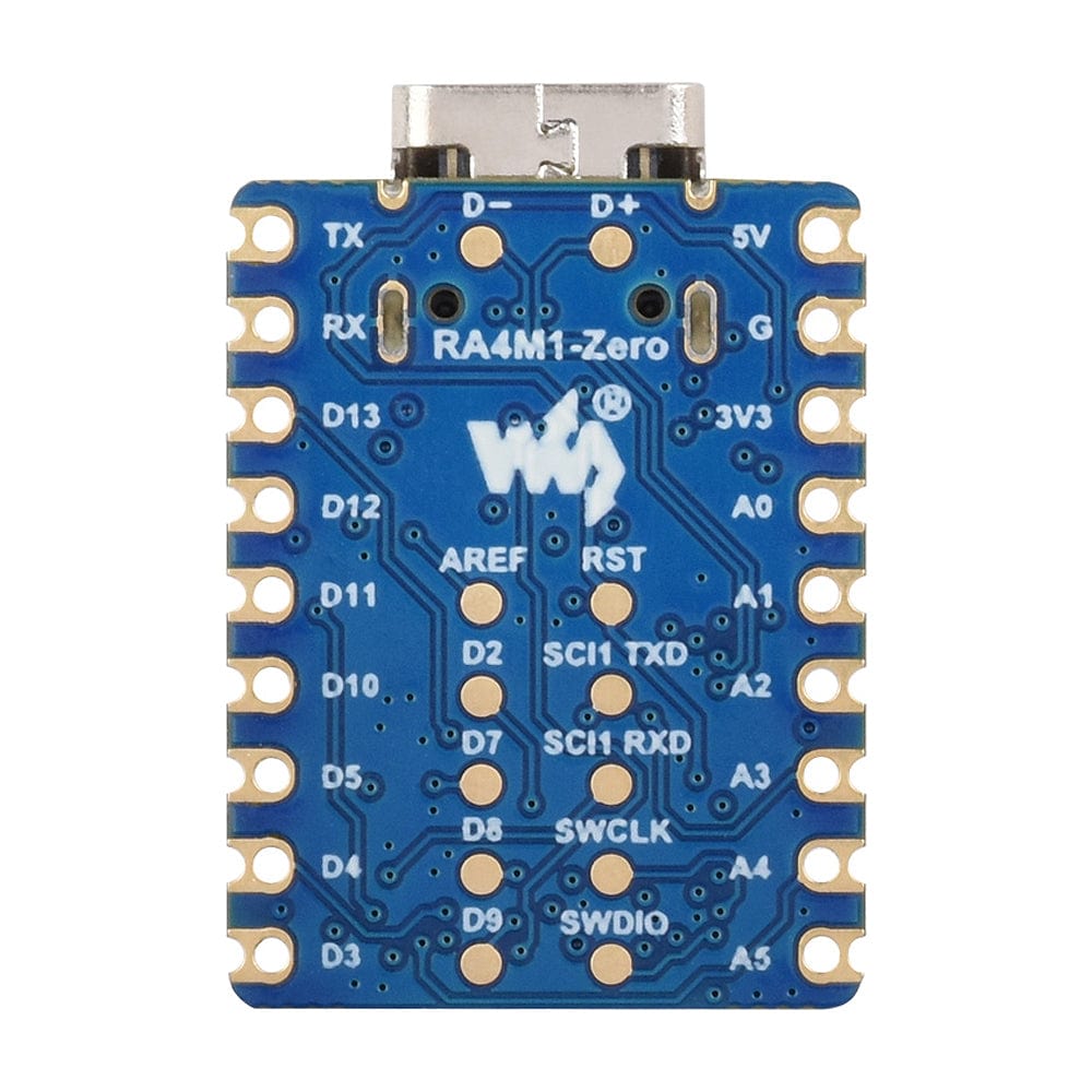 RA4M1-Zero Mini Development Board by Waveshare - The Pi Hut