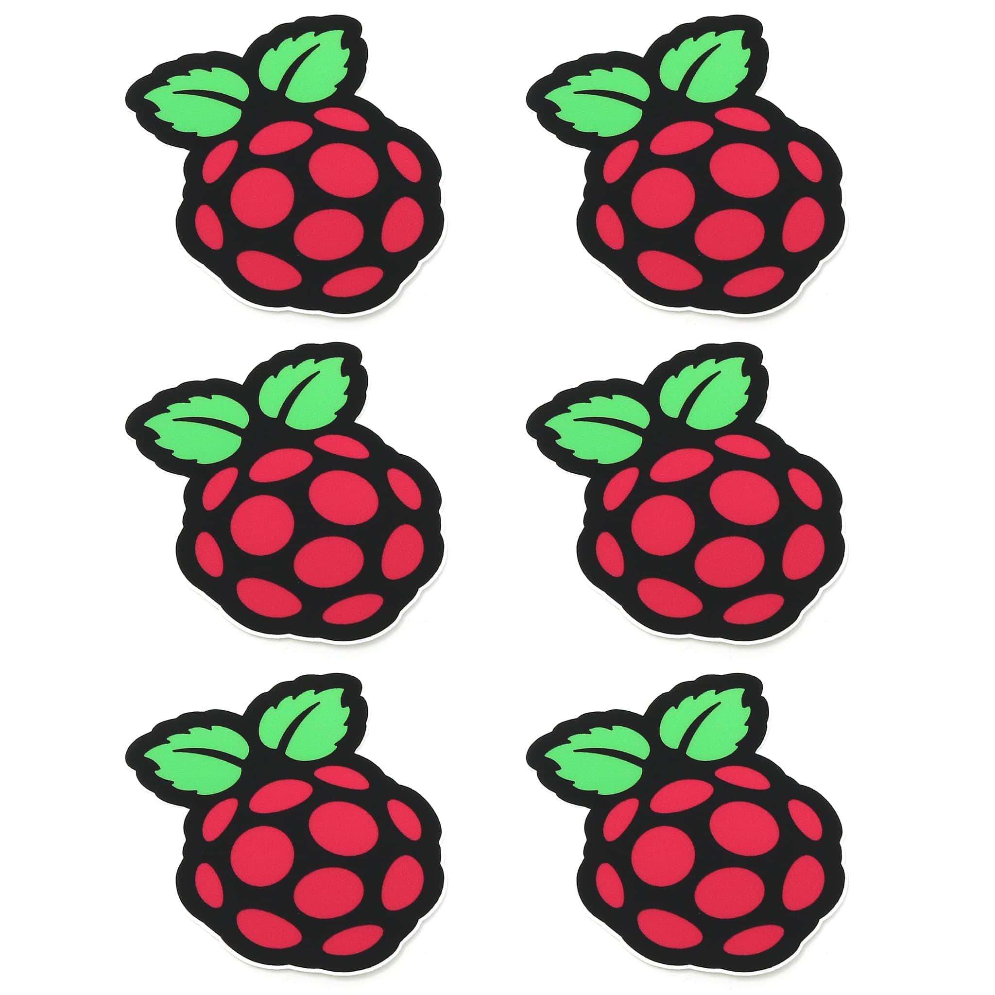 Raspberry Pi Logo Stickers by Raspberry Pi - The Pi Hut