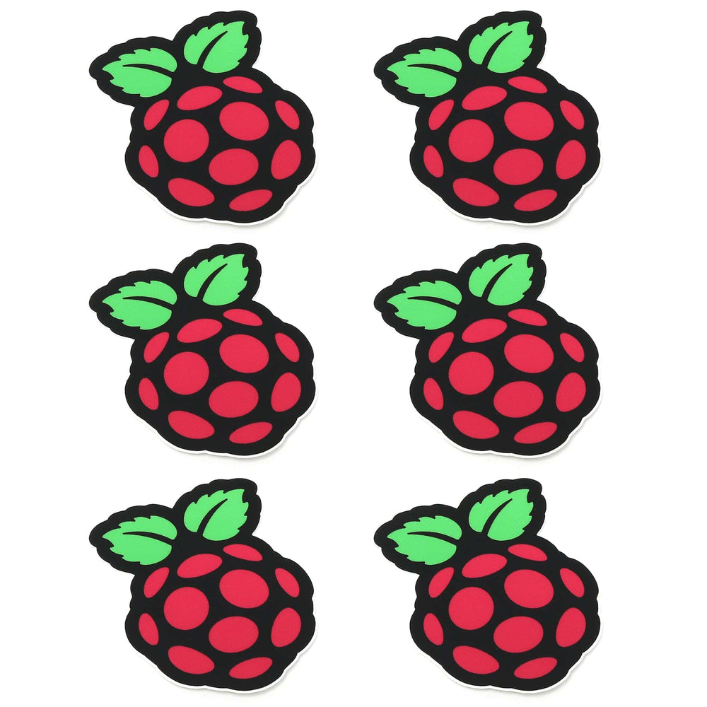 Raspberry Pi Logo Stickers by Raspberry Pi - The Pi Hut