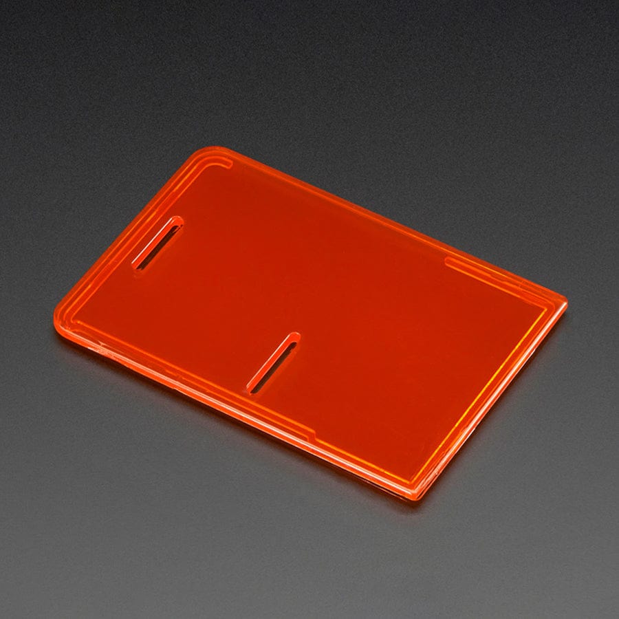 Raspberry Pi Model B+ / Pi 2 / Pi 3 Case Lid - Orange by Adafruit - The Pi Hut