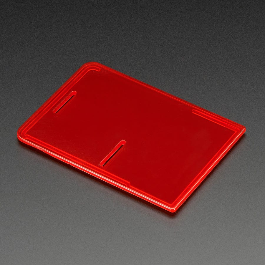 Raspberry Pi Model B+ / Pi 2 / Pi 3 Case Lid - Red by Adafruit - The Pi Hut