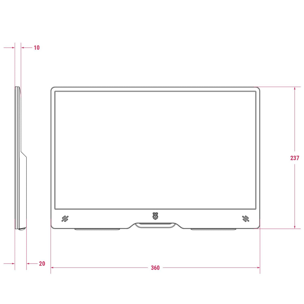 Raspberry Pi Monitor by Raspberry Pi - The Pi Hut