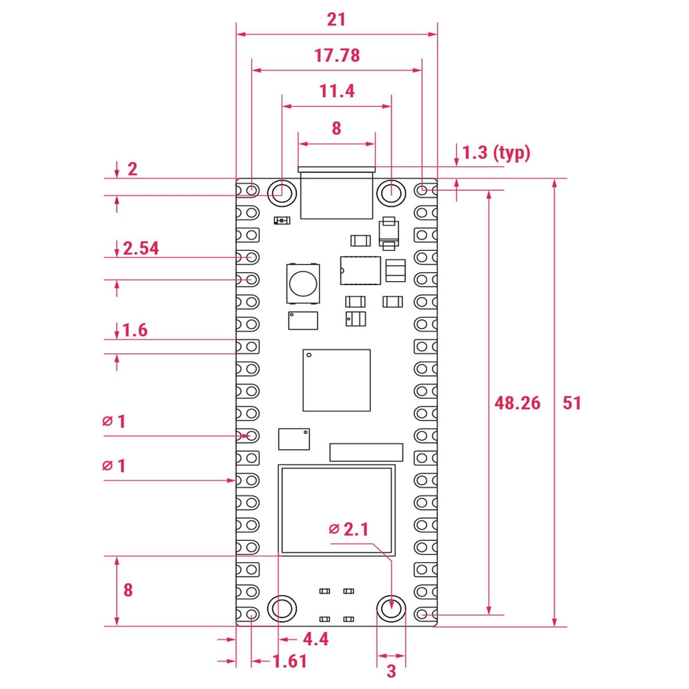 Raspberry Pi Pico 2 W by Raspberry Pi - The Pi Hut