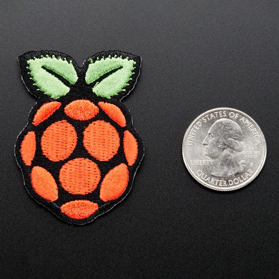 Raspberry Pi - Skill badge, iron-on patch by Adafruit - The Pi Hut