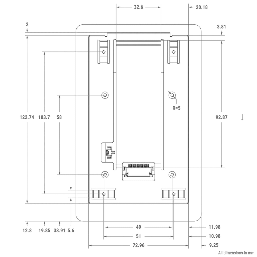 Raspberry Pi Touch Display 2 - 5" by Raspberry Pi - The Pi Hut