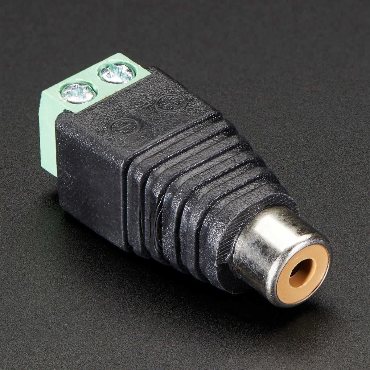 RCA (Composite Video, Audio) Female Jack Terminal Block by Adafruit - The Pi Hut