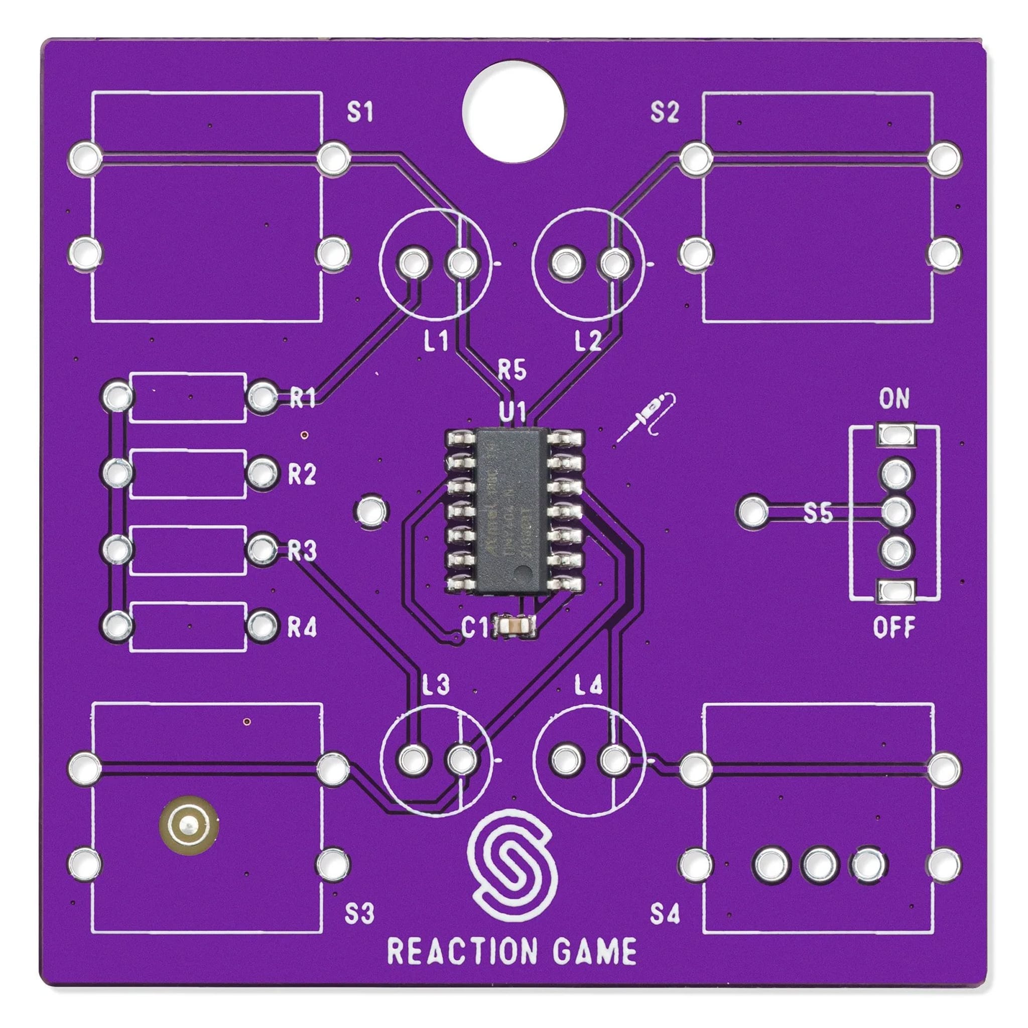 Reaction Game Solder kit by Soldered Electronics - The Pi Hut