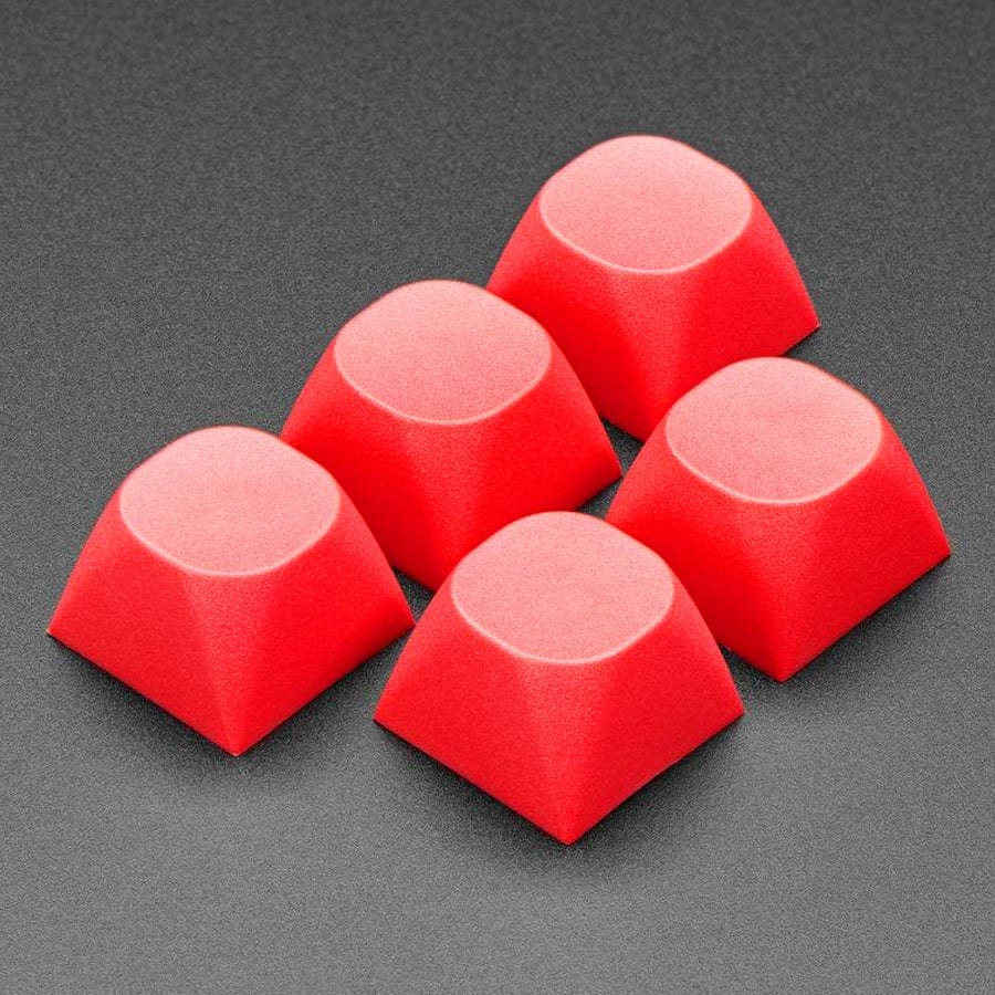 Red MA Keycaps for MX Compatible Switches - 5 pack by The Pi Hut - The Pi Hut
