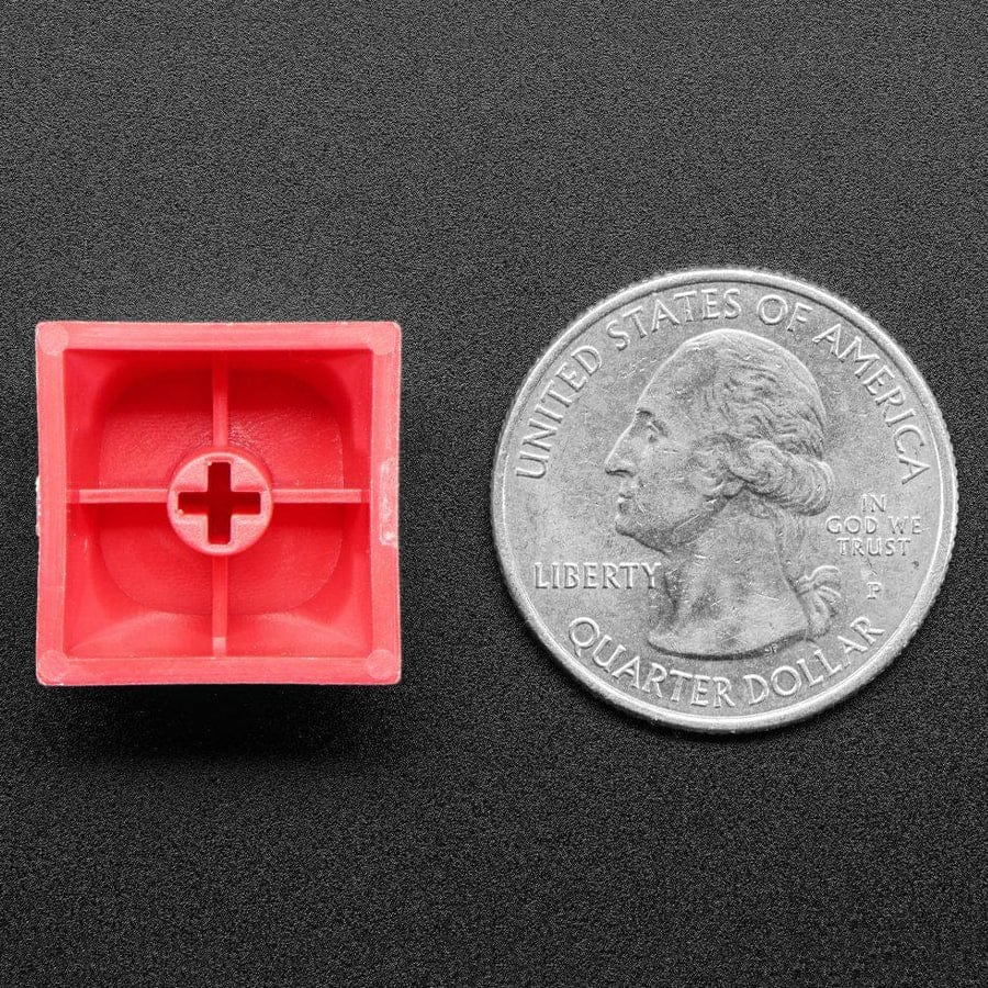 Red MA Keycaps for MX Compatible Switches - 5 pack by The Pi Hut - The Pi Hut