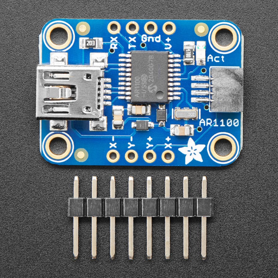 Resistive Touch Screen to USB Mouse Controller - AR1100 - The Pi Hut
