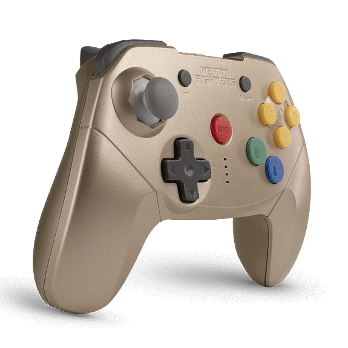 Retro Fighters Brawler64 Bluetooth NSO Edition - Gold (Limited Edition) by Retro Fighters - The Pi Hut
