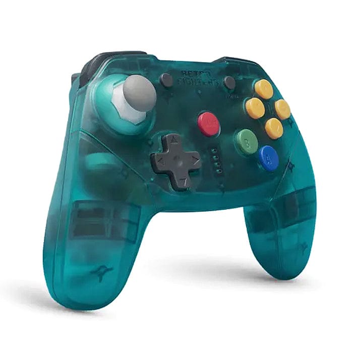 Retro Fighters Brawler64 Bluetooth NSO Edition - Transparent Blue by Retro Fighters - The Pi Hut