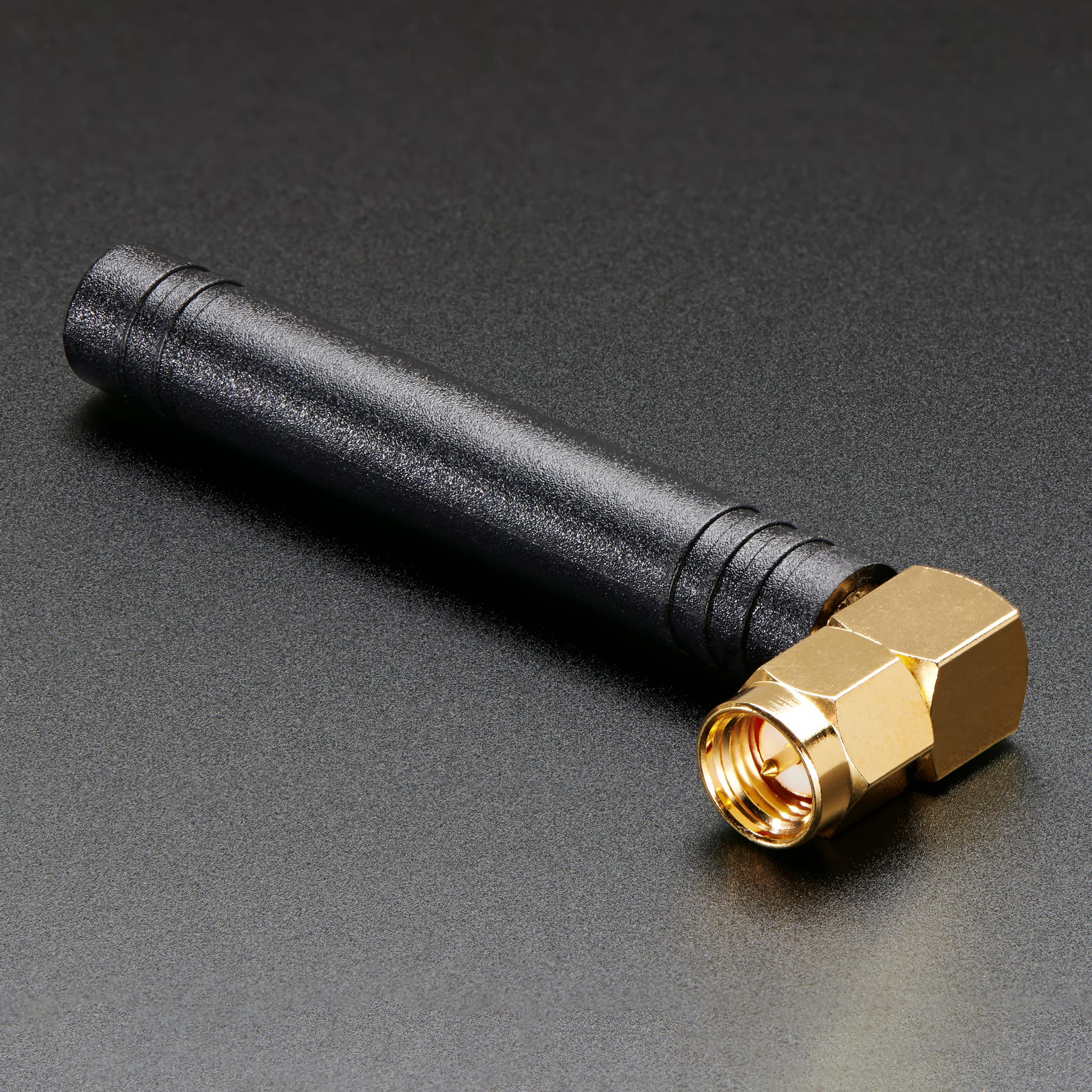 Right-angle Mini GSM/Cellular Quad-Band Antenna - 2dBi SMA Plug by Adafruit - The Pi Hut