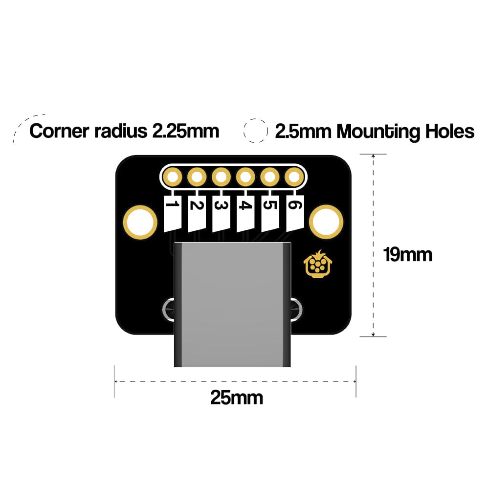 RJ11/RJ12 Breakout - Horizontal by The Pi Hut - The Pi Hut
