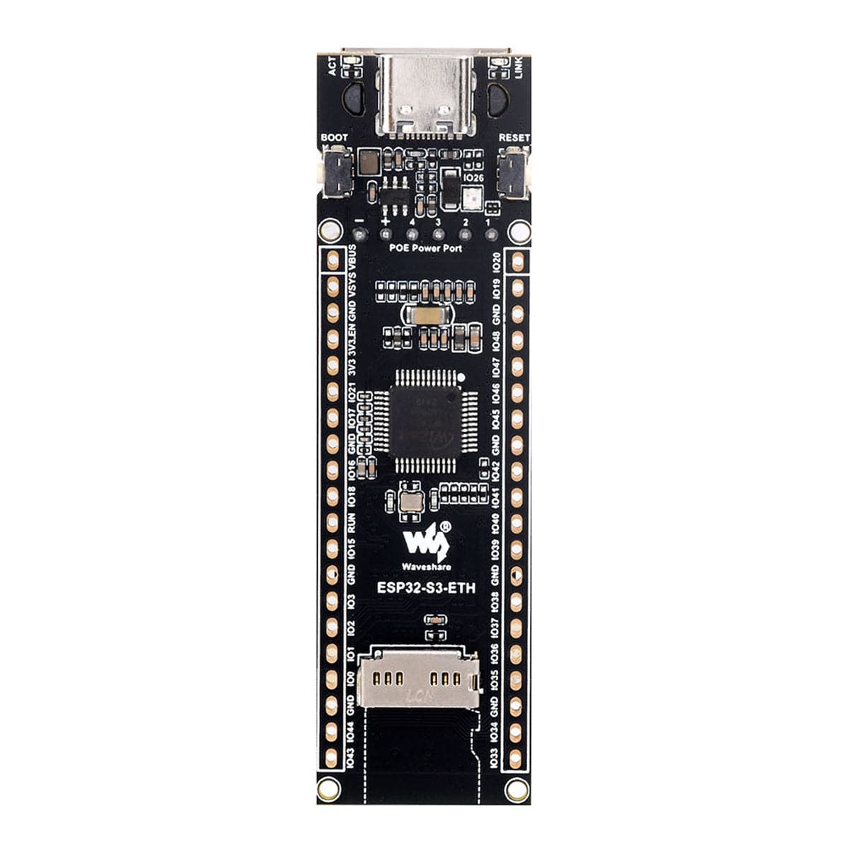 RJ45 Ethernet Development Board (ESP32-S3) by Waveshare - The Pi Hut