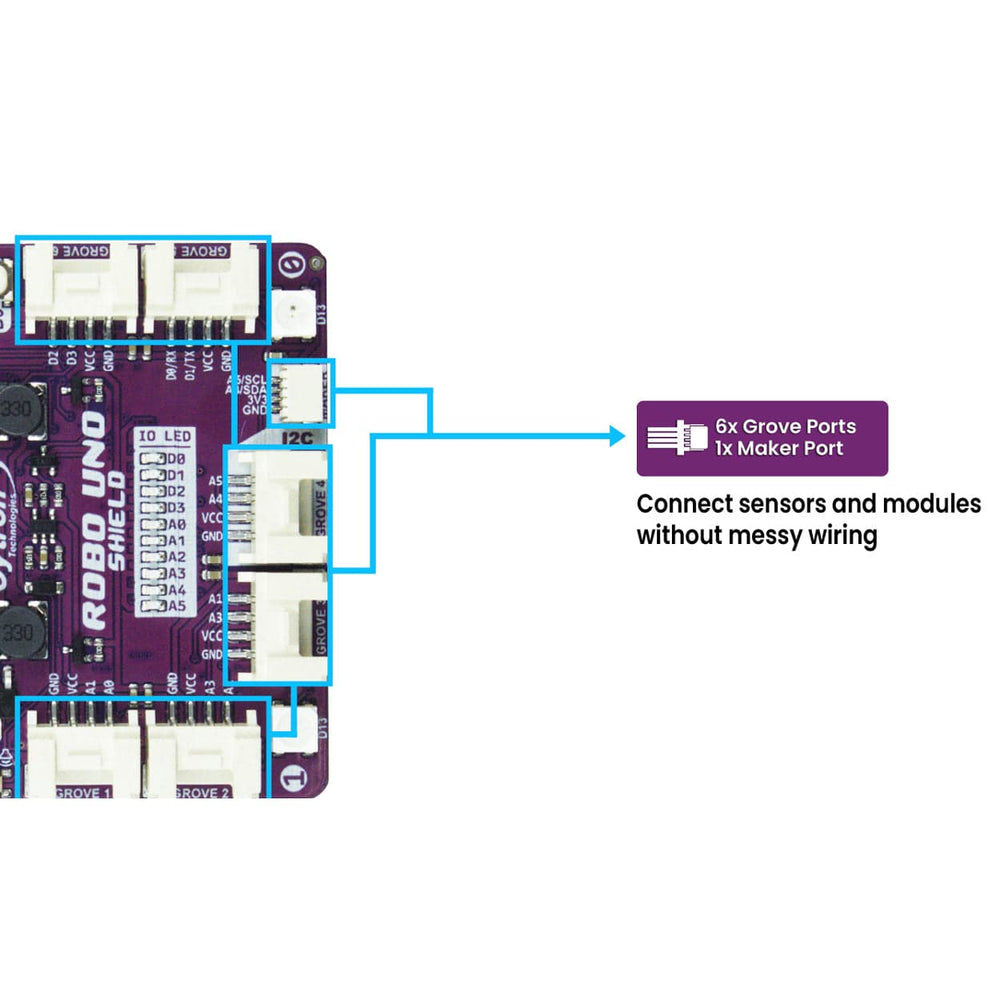 Robo Uno Shield by Cytron - The Pi Hut