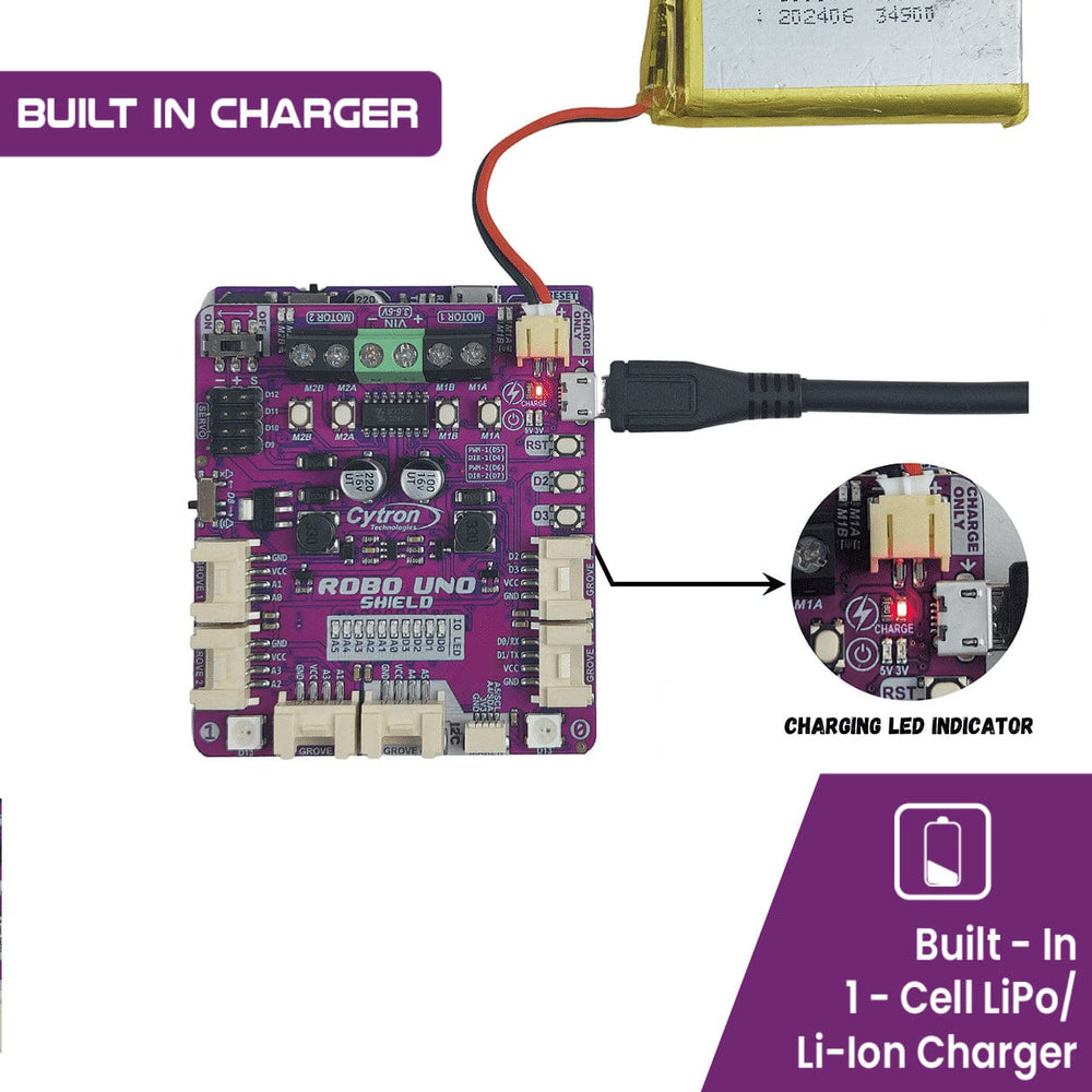 Robo Uno Shield by Cytron - The Pi Hut