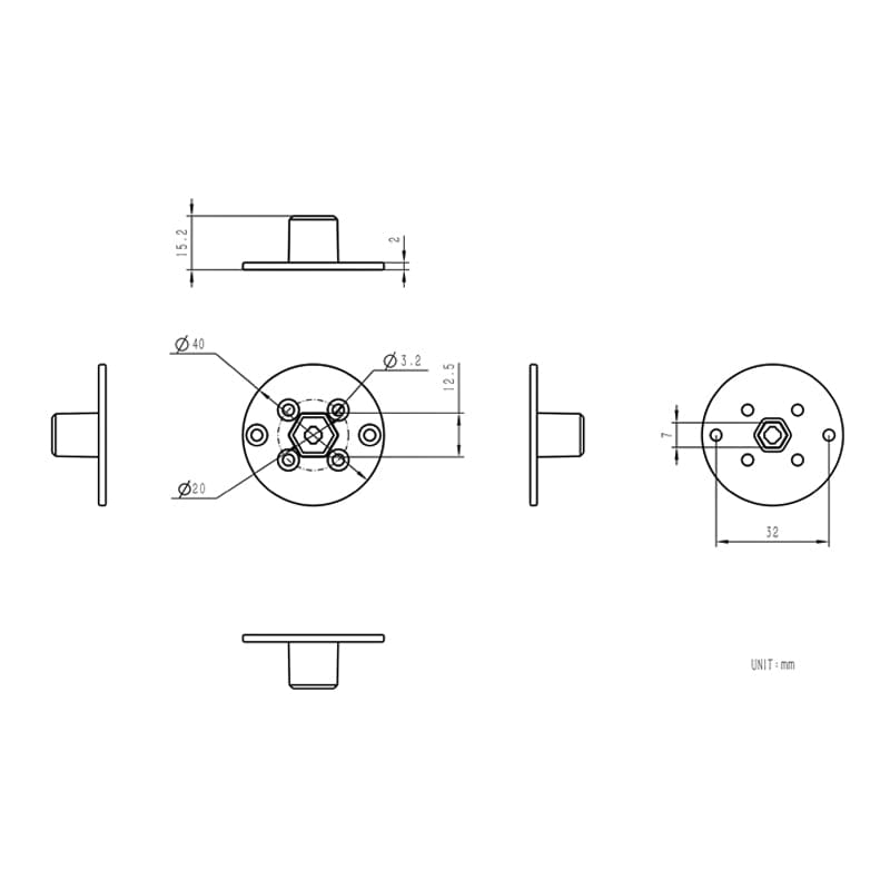 Roller485 Unit with BLDC Motor (STM32) by M5Stack - The Pi Hut
