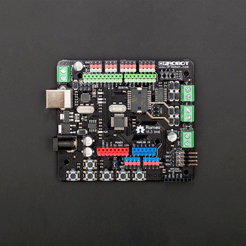 Romeo - A Robot Control Board with Motor Driver (Compatible with Arduino) by DFRobot - The Pi Hut