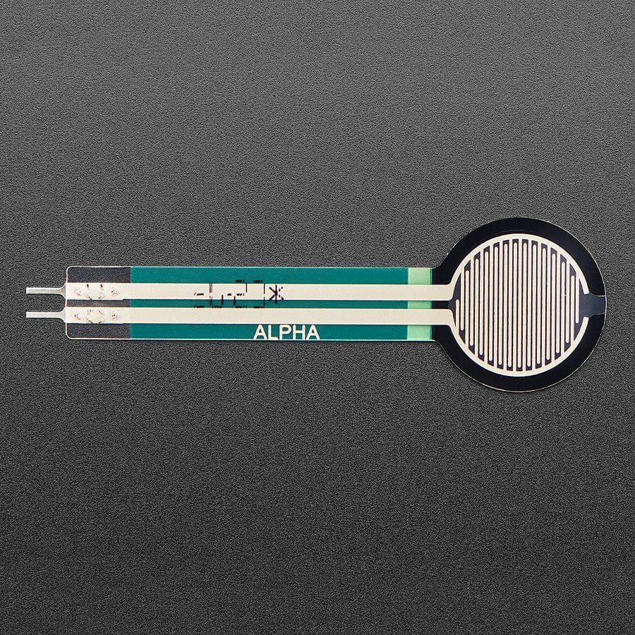 Round High Force Sensitive Resistor (FSR) - 1 ~ 100 Newton Force - Alpha MF01A-N-221-A05 by Adafruit - The Pi Hut