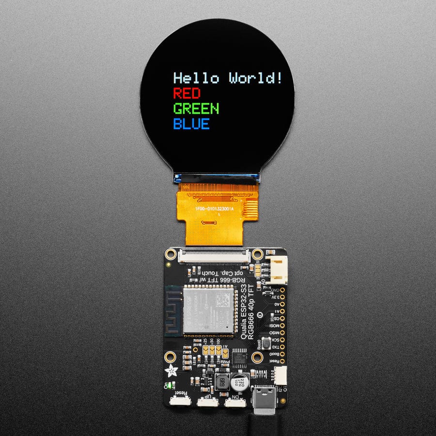 Round RGB TTL TFT Display - 2.1" 480x480 - No Touchscreen - TL021WVC02-B1323B by Adafruit - The Pi Hut