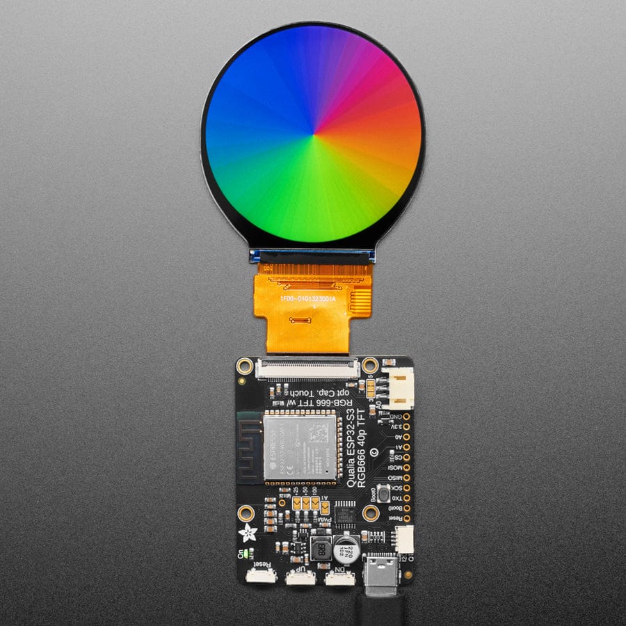 Round RGB TTL TFT Display - 2.1" 480x480 - No Touchscreen - TL021WVC02-B1323B by Adafruit - The Pi Hut