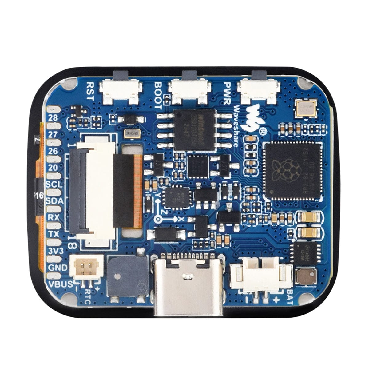 RP2040 Development Board with 1.69" LCD Touch Display (240 x 280) by Waveshare - The Pi Hut