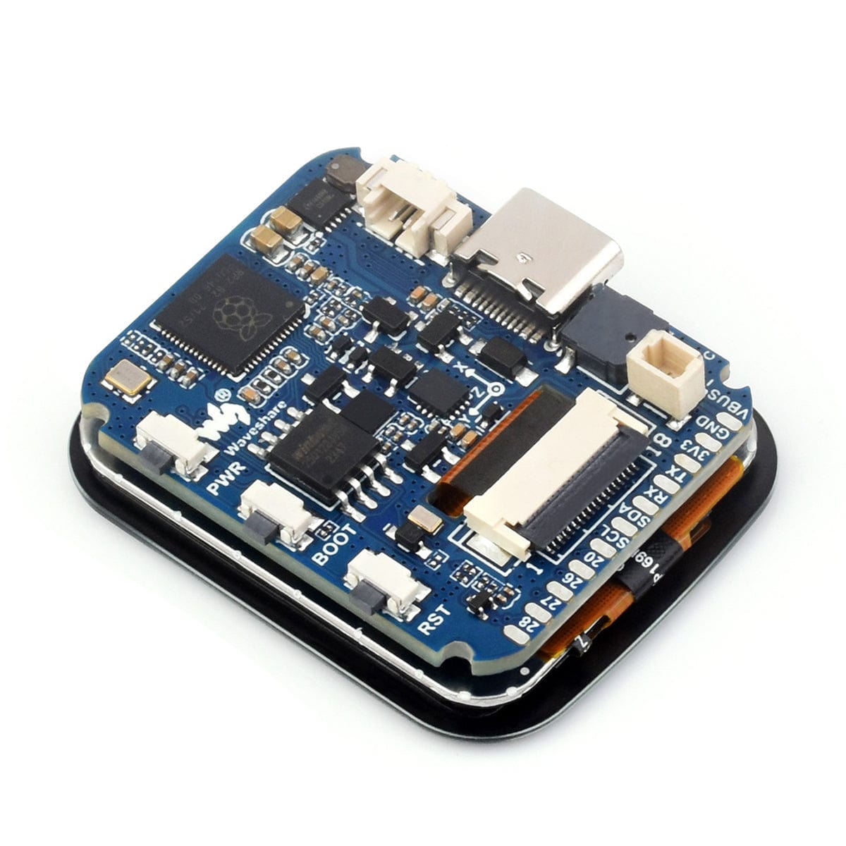 RP2040 Development Board with 1.69" LCD Touch Display (240 x 280) by Waveshare - The Pi Hut