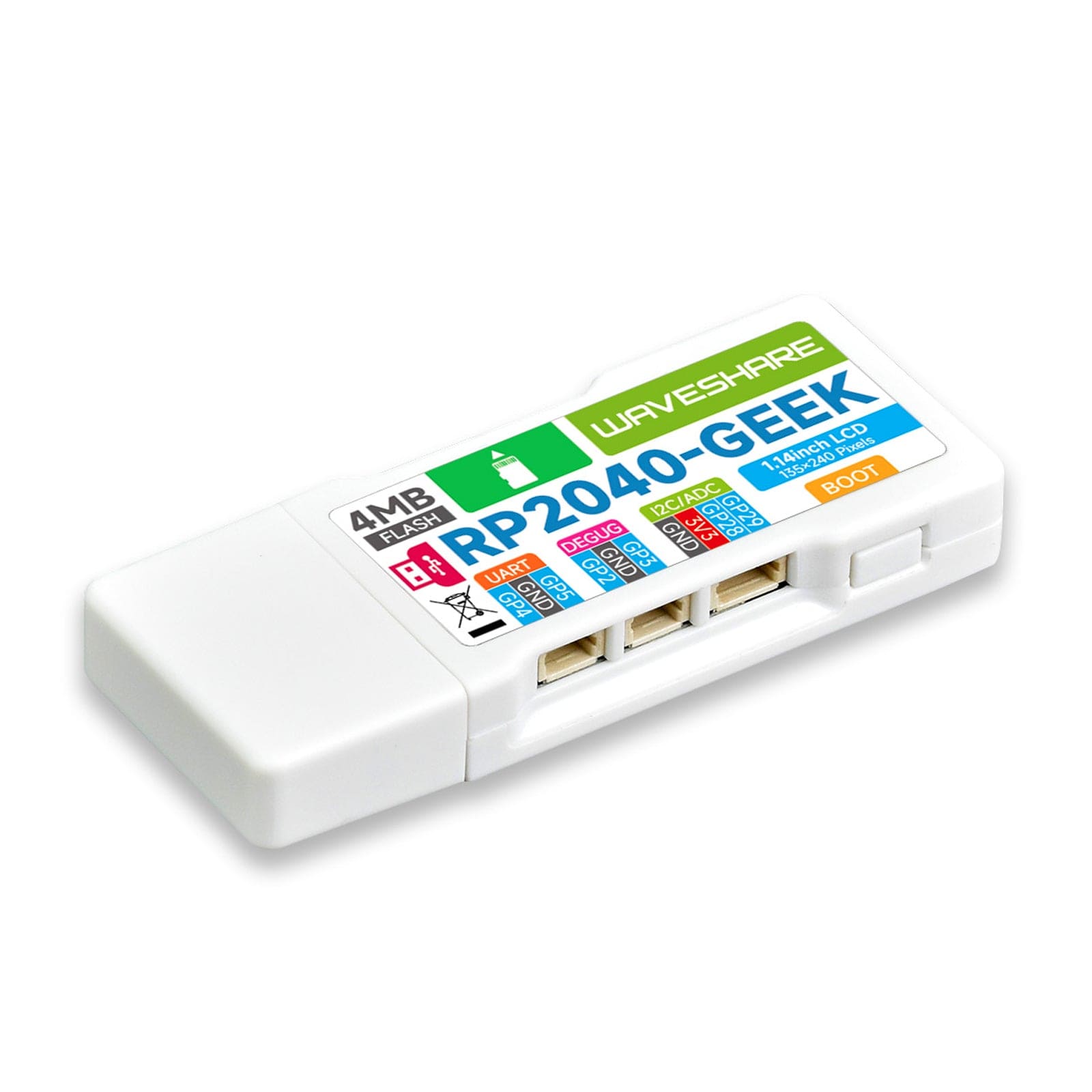 RP2040-GEEK Development Board by Waveshare - The Pi Hut