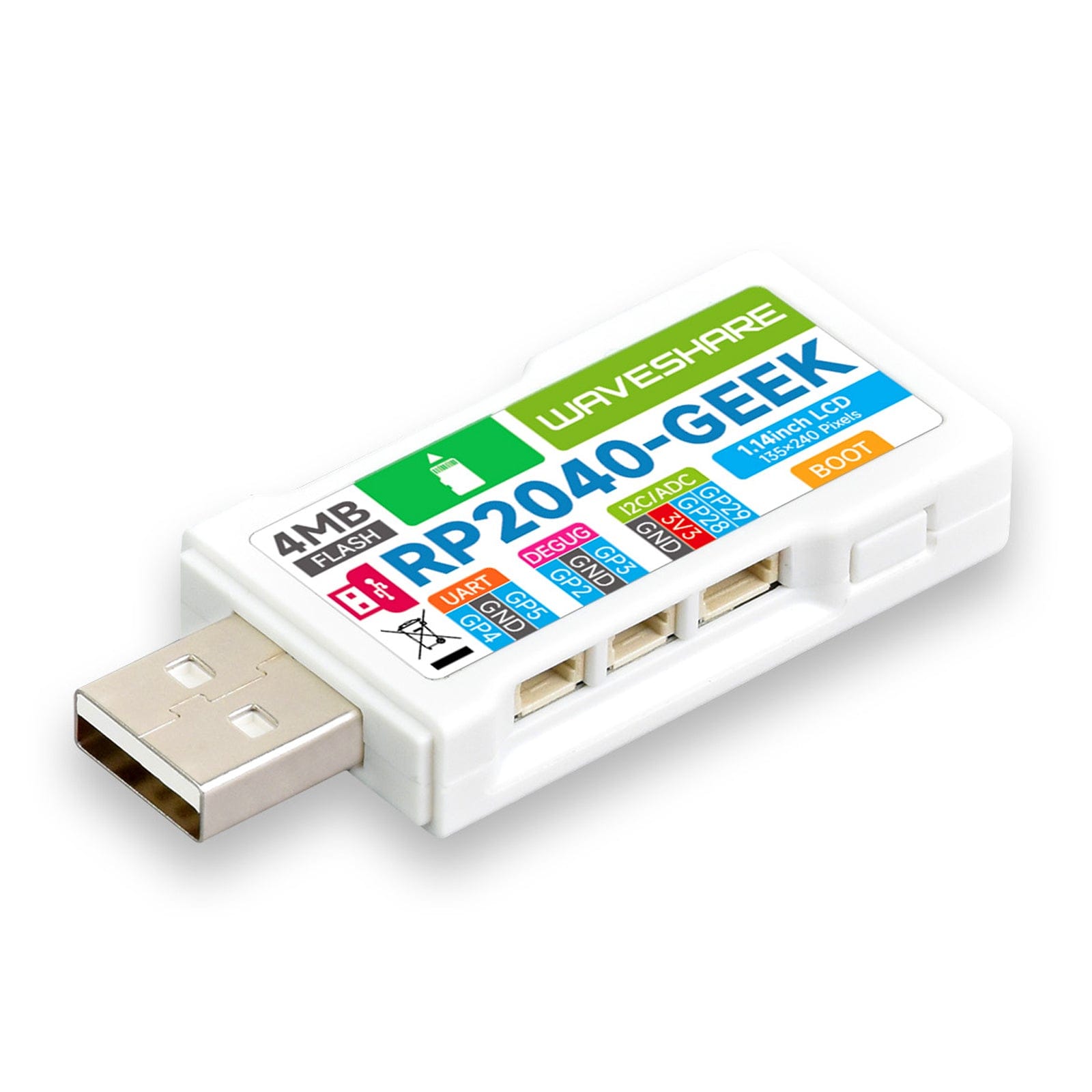 RP2040-GEEK Development Board by Waveshare - The Pi Hut