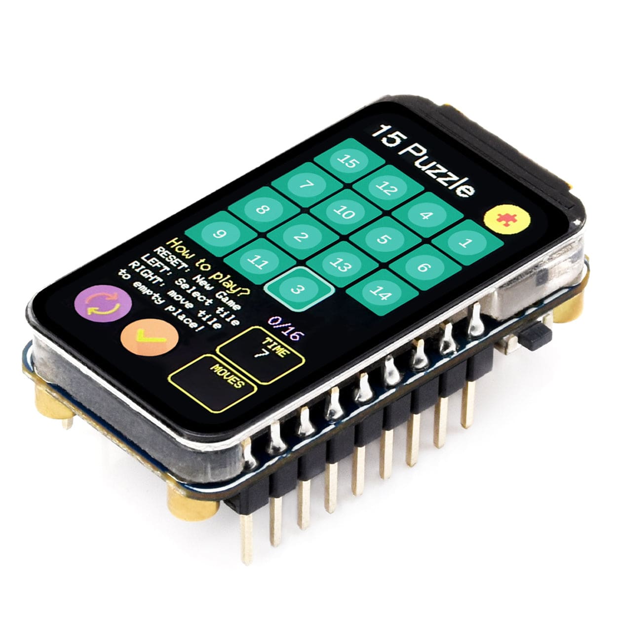 RP2350 1.47" Display Development Board - USB-C (172x320) by Waveshare - The Pi Hut