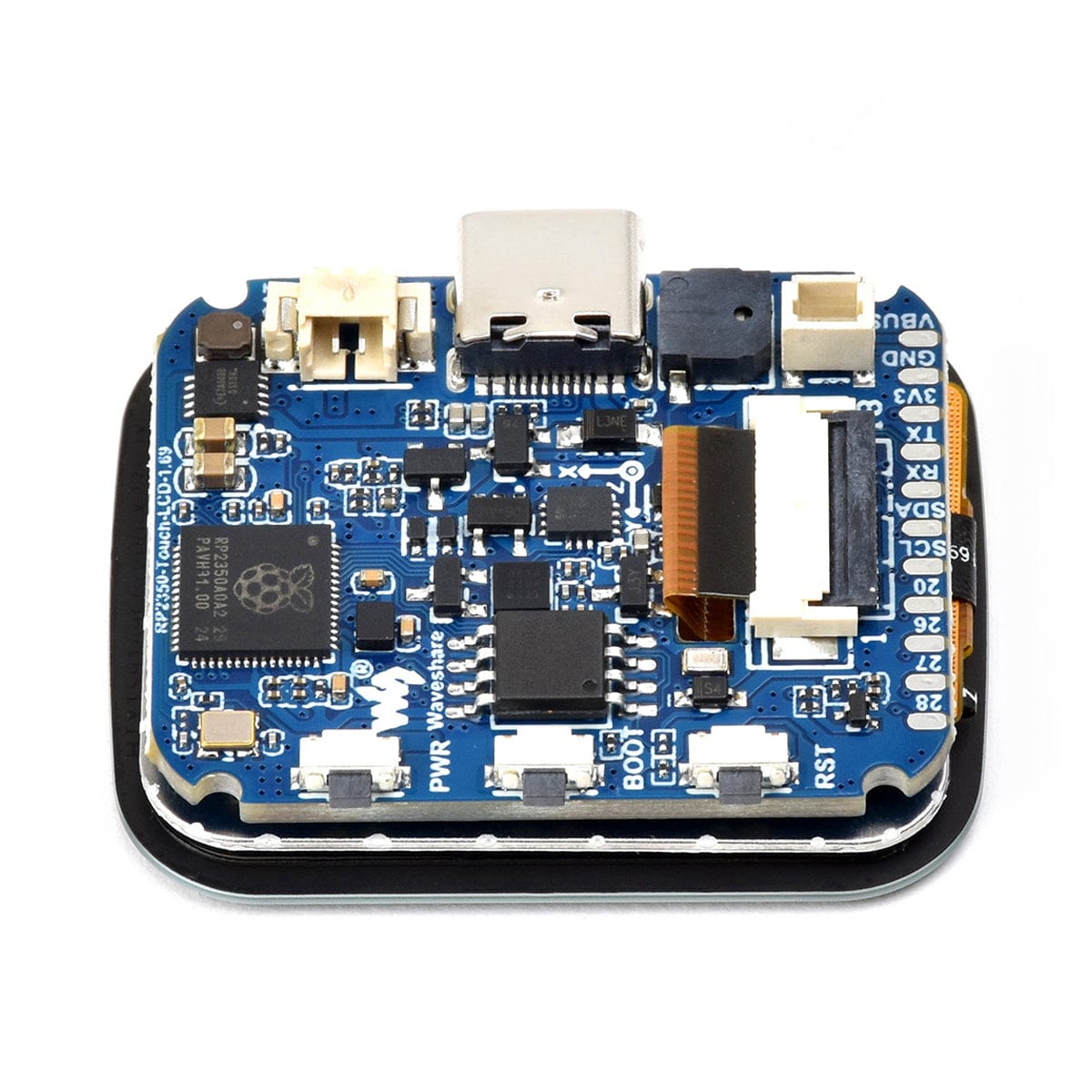 RP2350 Development Board with 1.69" Capacitive Touch Display (240x280) by Waveshare - The Pi Hut