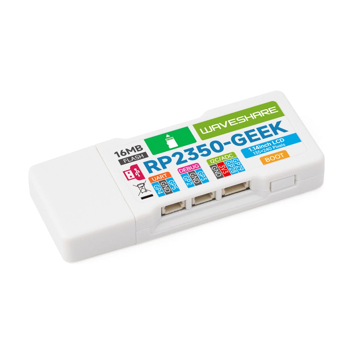RP2350-GEEK Development Board by Waveshare - The Pi Hut