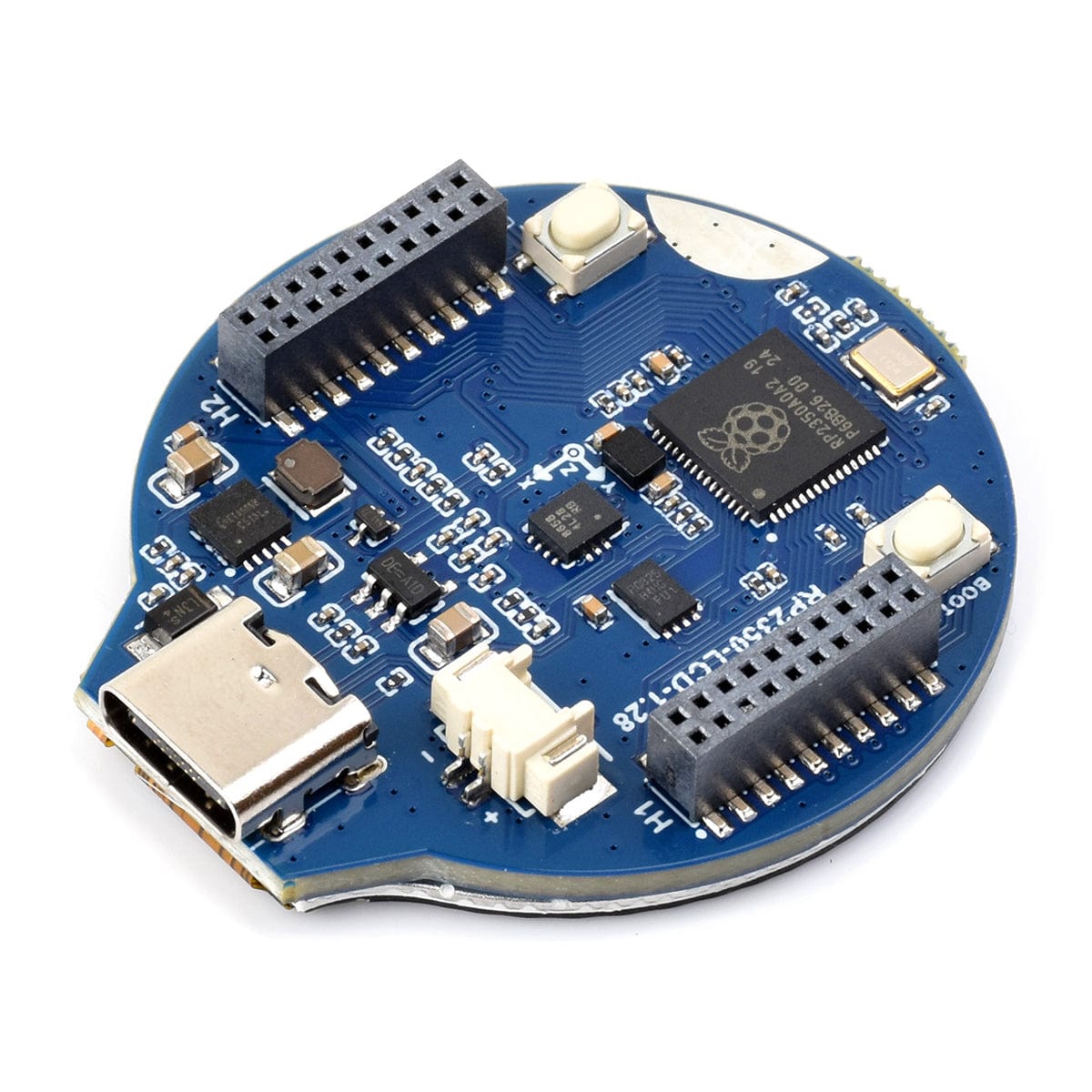 RP2350 MCU Board with 1.28" Round IPS LCD by Waveshare - The Pi Hut