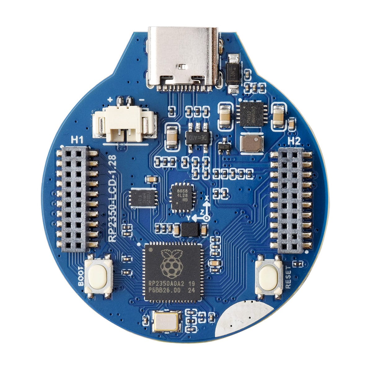 RP2350 MCU Board with 1.28" Round IPS LCD by Waveshare - The Pi Hut