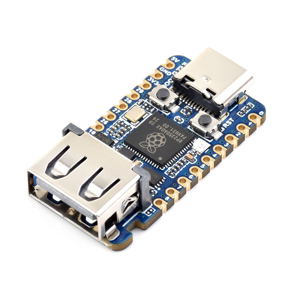 RP2350A USB Mini Development Board by Waveshare - The Pi Hut