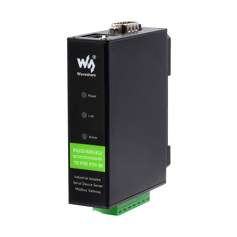 RS232/485/422 to RJ45 Ethernet Module (POE ETH) by Waveshare - The Pi Hut