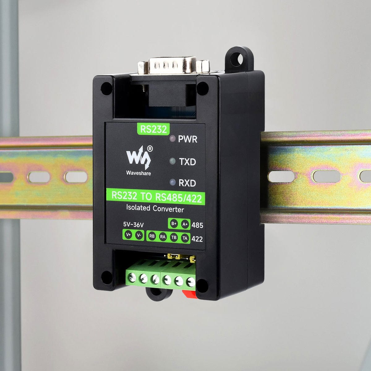 RS232 Male Port to RS485/422 Active Digital Isolated Converter by Waveshare - The Pi Hut