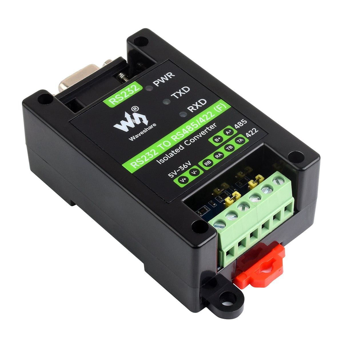 RS232 Male Port to RS485/422 Active Digital Isolated Converter by Waveshare - The Pi Hut