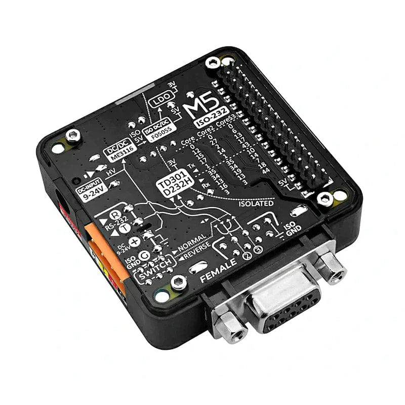 RS232 Module 13.2 with DB9 Female Connector by M5Stack - The Pi Hut