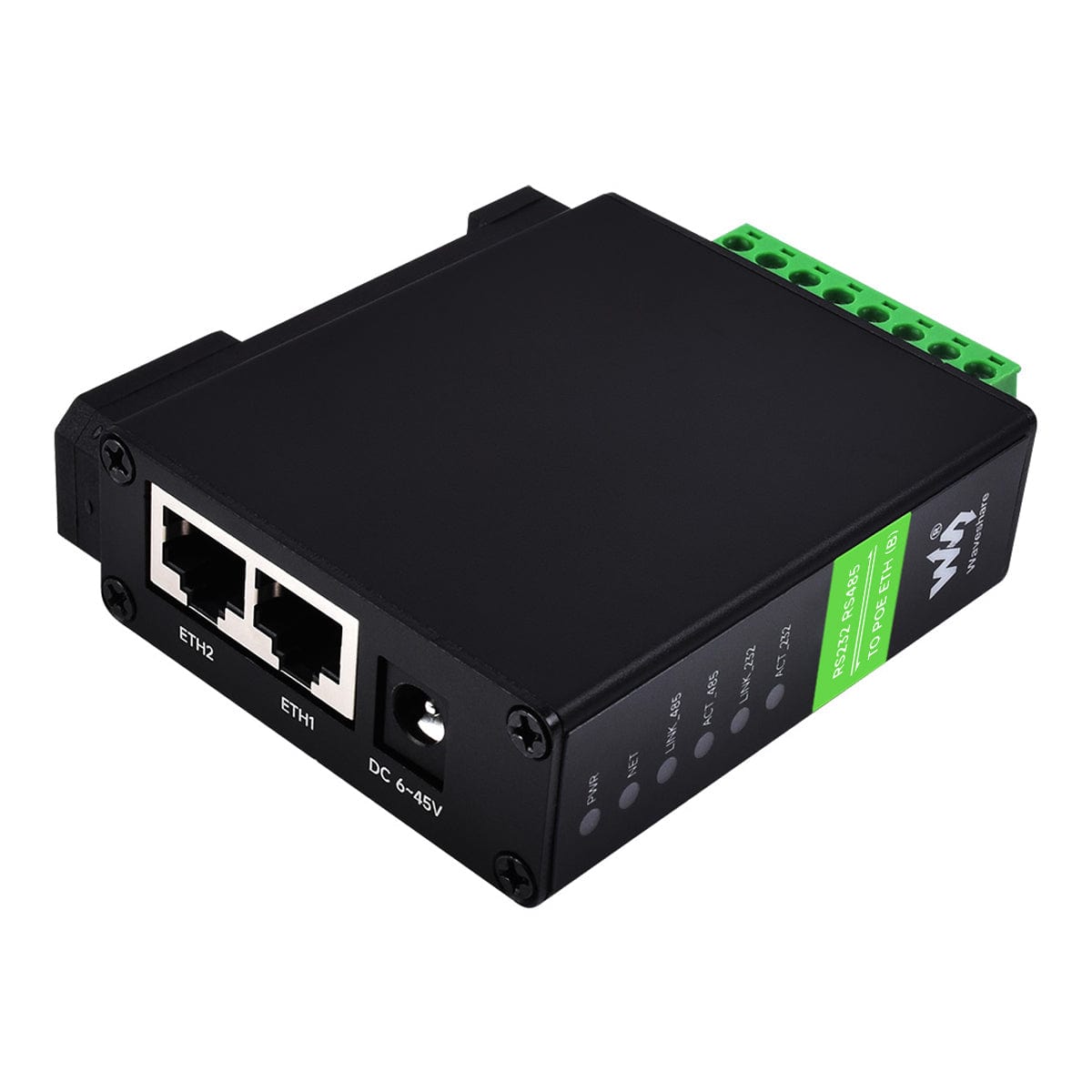 RS232/RS485 to PoE Ethernet Serial Server by Waveshare - The Pi Hut