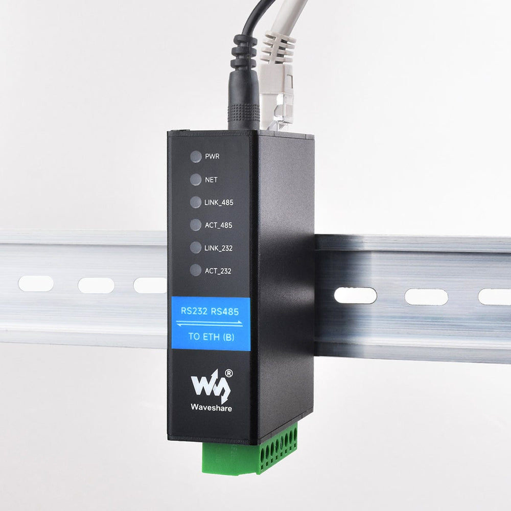 RS232/RS485 to RJ45 Ethernet Serial Server by Waveshare - The Pi Hut