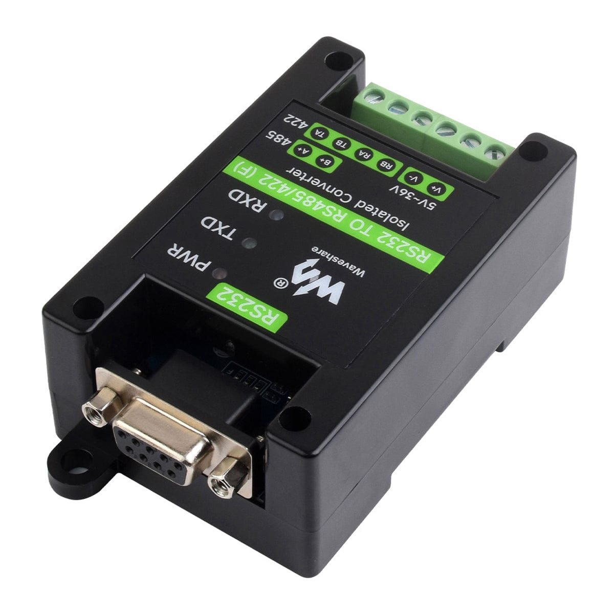 RS232 Female Port to RS485/422 Active Digital Isolated Converter by Waveshare - The Pi Hut