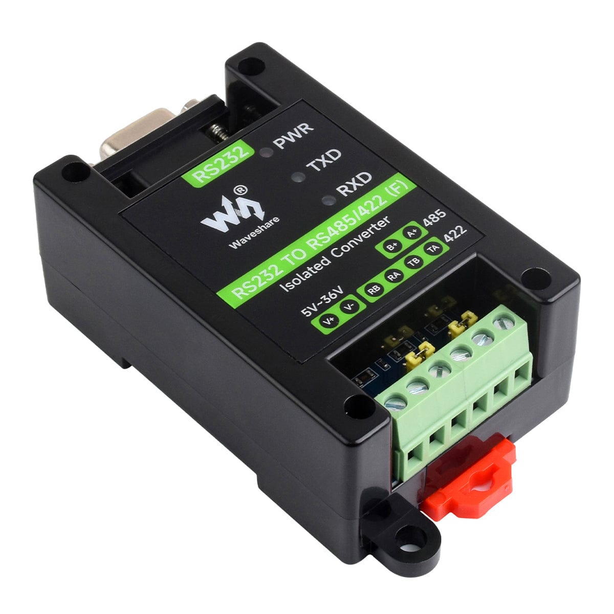 RS232 Female Port to RS485/422 Active Digital Isolated Converter by Waveshare - The Pi Hut