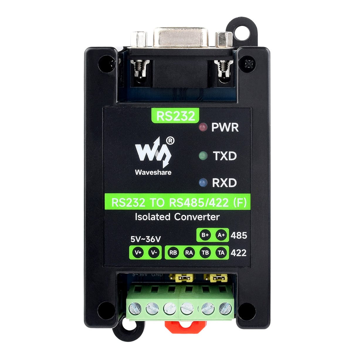 RS232 Female Port to RS485/422 Active Digital Isolated Converter by Waveshare - The Pi Hut