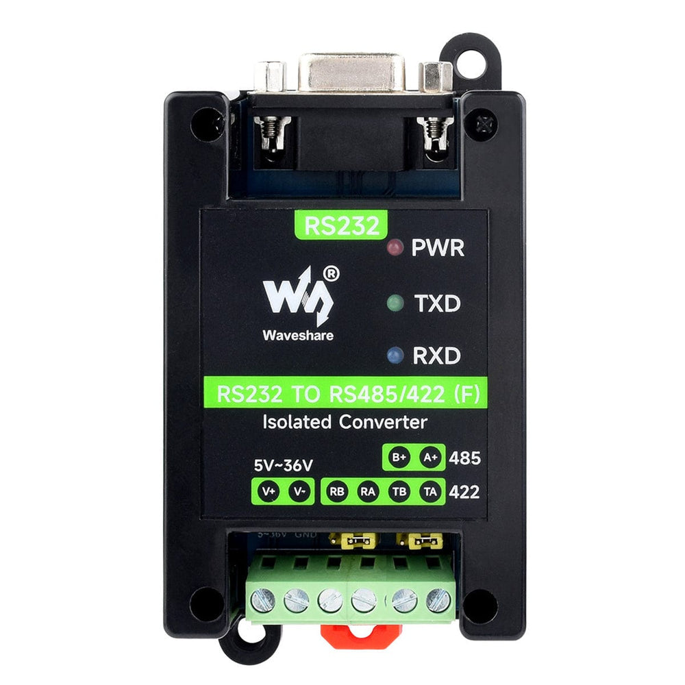 RS232 Female Port to RS485/422 Active Digital Isolated Converter by Waveshare - The Pi Hut