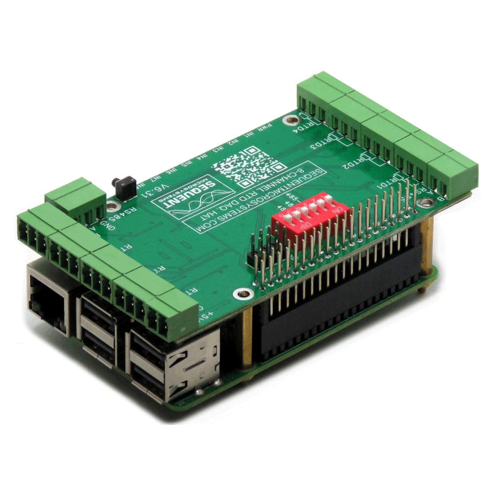 RTD Data Acquisition 8-Layer Stackable HAT for Raspberry Pi by Sequent - The Pi Hut